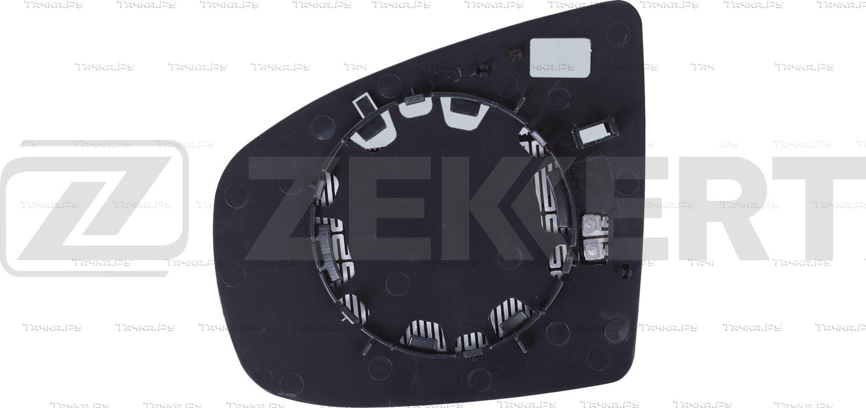 Зеркальное стекло бокового зеркала Zekkert. Артикул SP-1115