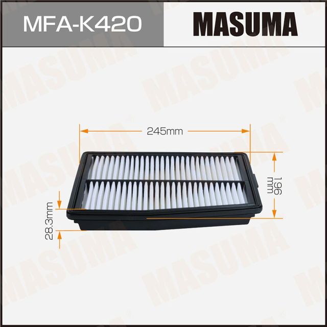 Воздушный фильтр MASUMA KIA SORENTO IV 20- (1/40). Артикул MFAK420