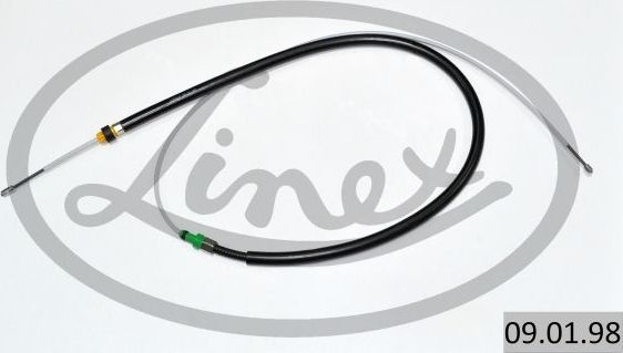 Трос ручника (тросик ручного тормоза) Linex. Артикул 09.01.98