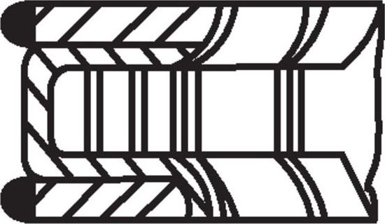 Поршневые кольца Mahle. Артикул 028 10 N2