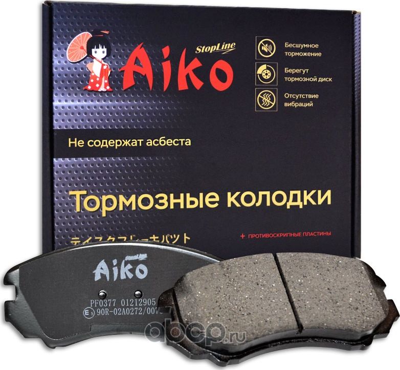 Колодки тормозные (Aiko). Артикул PF0377