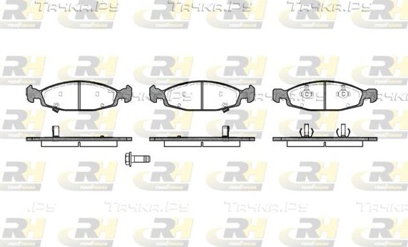 Тормозные колодки RoadHouse передние для Jeep Cherokee II (XJ) 1988-2001. Артикул 2736.12