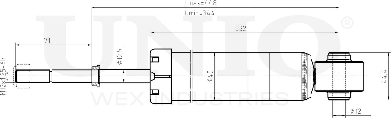 Амортизатор подвески (Unio). Артикул SAB-10663