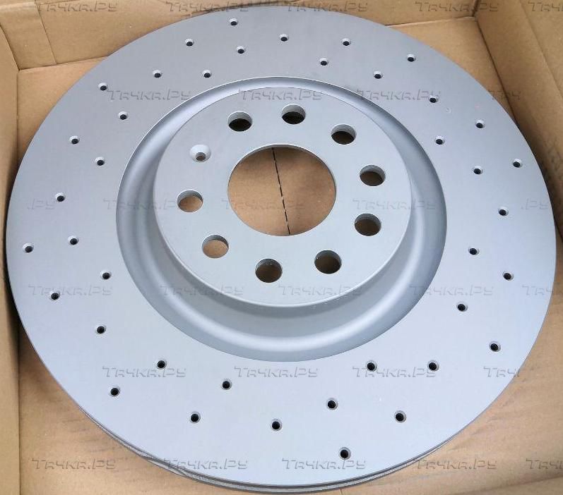 Тормозной диск Zimmermann Sport Coat Z передний для Volkswagen Golf VII 2013-2026. Артикул 600.3243.52