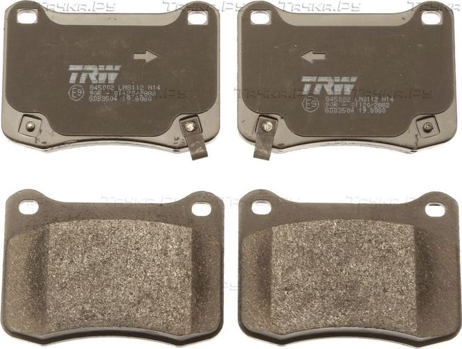 Тормозные колодки TRW. Артикул GDB3504
