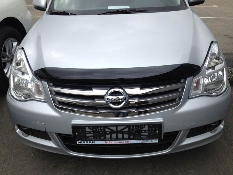 Дефлектор SIM для капота Nissan Almera G15 2013-2026. Артикул SNIALM1312