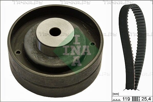 Ремень ГРМ с роликами (комплект) Ina для Volvo 240 Series 1978-1993. Артикул 530 0152 10