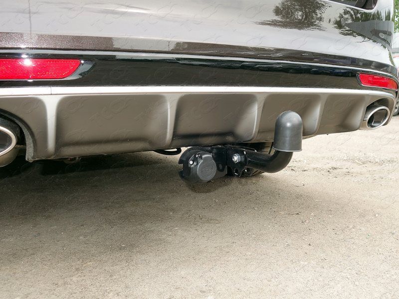 Фаркоп ТСС оцинкованный для Kia Optima IV (в т.ч. GT-Line и GT) 2017-2020. Артикул TCU00073