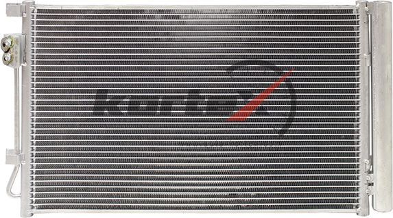 Радиатор кондиционера (Kortex). Артикул KRD2044