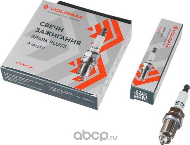 СВЕЧА ЗАЖИГАНИЯ VW POLO 1.2 09-/JETTA 1.2 10-, SKODA RAPID 1.2 12-/FABIA 1.2 10- (Volram). Артикул VR12163