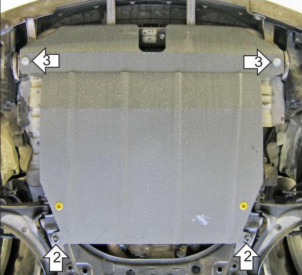 Защита Мотодор для картера и КПП Suzuki Liana 2001-2007. Артикул 72404