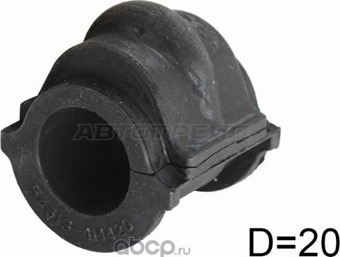 Втулка стабилизатора переднего D=20 NISSAN AD WINGROAD ALMERA BLUEBIRD SYLPHY PU (Baikor). Артикул BKSB0058