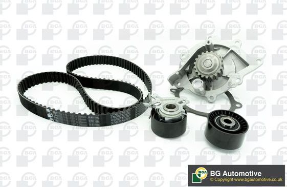Помпа (водяной насос) с комплектом ремня ГРМ BGA. Артикул TB1412CPK