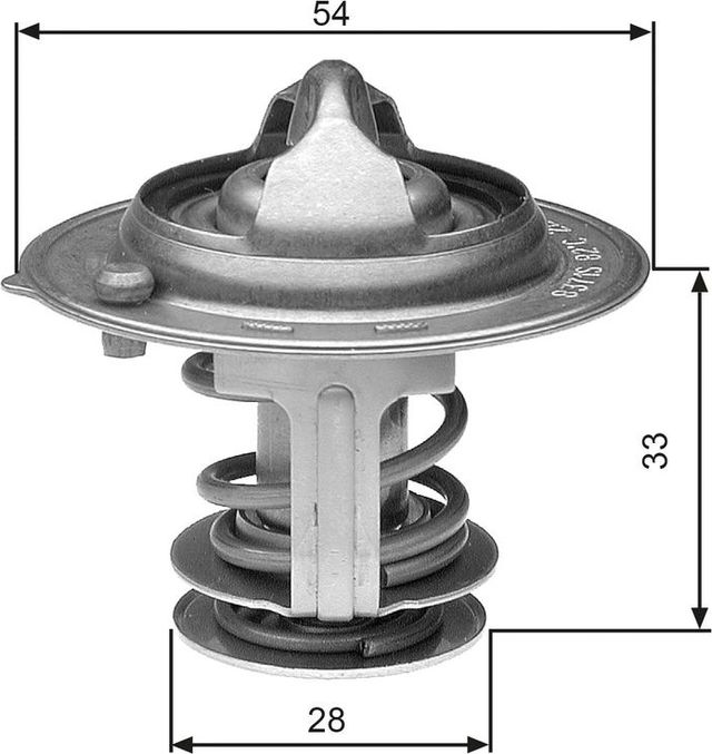 Термостат Gates для Hyundai Elantra IV (HD) 2006-2011. Артикул TH29882G1