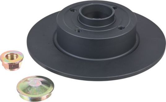 Тормозной диск Zentparts задний для Renault Modus I 2004-2012. Артикул Z06317