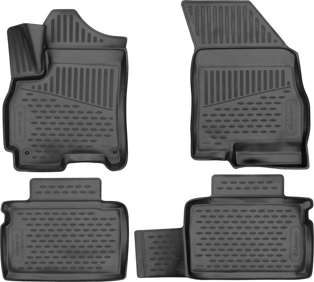 Коврики Element 3D для салона Chery Tiggo 4 (I рестайлинг) 2019-2026. Артикул ELEMENT3DA04948210