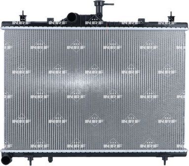 Радиатор охлаждения двигателя NRF (алюминий). Артикул 550231