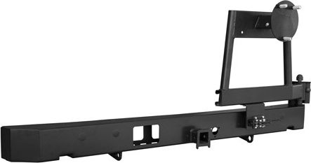 Бампер силовой OJ задний с калиткой под запаску для УАЗ Буханка 3741, 3909, 2206, 3962 1990-2026. Артикул 03.134.51