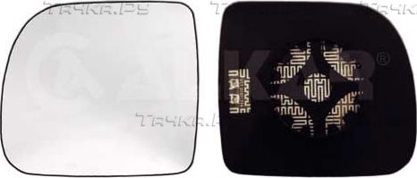 Зеркальное стекло бокового зеркала Alkar левое для Renault Kangoo I 1997-2009. Артикул 6423156