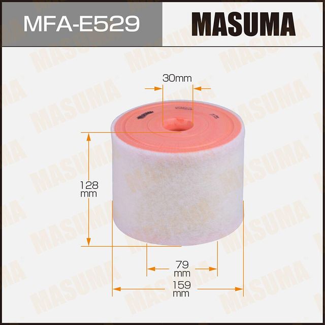Воздушный фильтр Masuma. Артикул MFA-E529