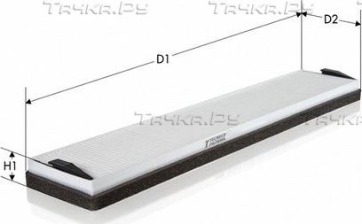 Салонный фильтр  Tecneco Filters для BMW 7 II (E32) 1985-1994. Артикул CK5935