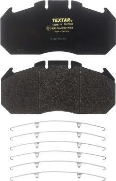 Тормозные колодки Textar. Артикул 2913105