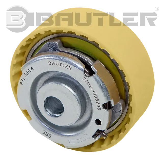 Ролик натяжителя ремня ГРМ натяжной ВАЗ-2170FL.2190-94.дв.8кл.пластик (Bautler). Артикул BTLR054