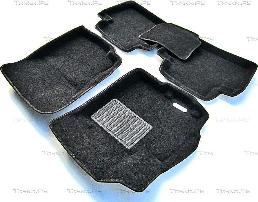 Коврики текстильные Euromat 3D Business для салона Peugeot 4007 2007-2012. Артикул EMC3D-003609
