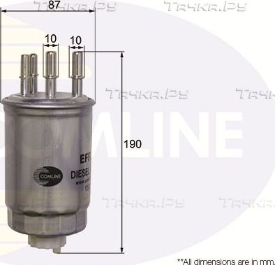 Топливный фильтр Comline для Land Rover Discovery III 2004-2009. Артикул EFF257