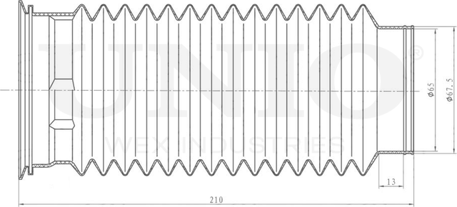 Пыльник амортизатора (Unio). Артикул DUC-10032