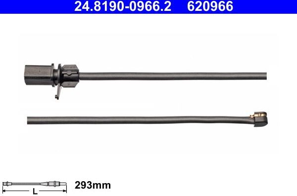 Датчик износа тормозных колодок  ATE. Артикул 24.8190-0966.2