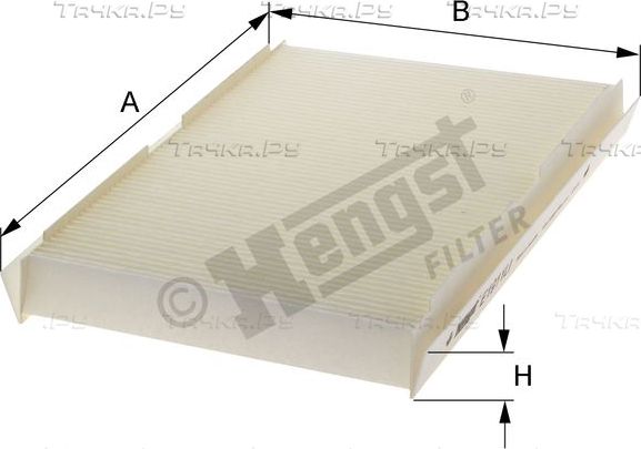 Салонный фильтр Hengst для Citroen C4 II 2006-2026. Артикул E1911LI