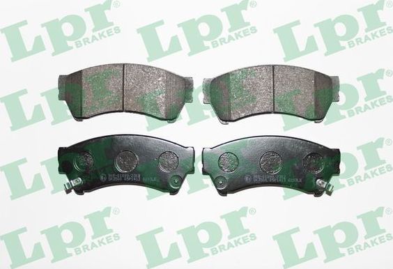 Тормозные колодки LPR передние для Mazda 6 II (GH) 2007-2013. Артикул 05P1413