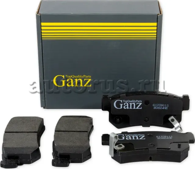 Колодки торм.зад. (Ganz). Артикул GIJ09111