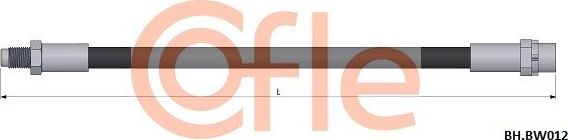 Тормозной шланг Cofle задний правый/левый для BMW 2 F22 2012-2026. Артикул 92.BH.BW012