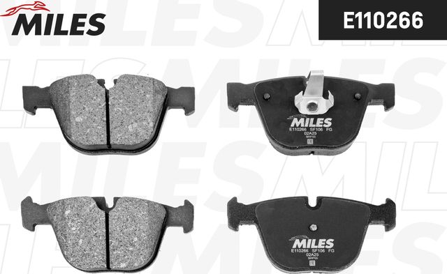 Тормозные колодки Miles задние для Rolls-Royce Phantom VII 2008-2017. Артикул E110266