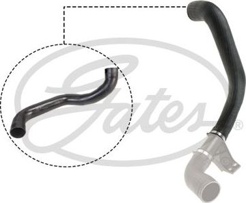 Патрубок интеркулера Gates для Mercedes-Benz Sprinter 904 2000-2006. Артикул 09-0824