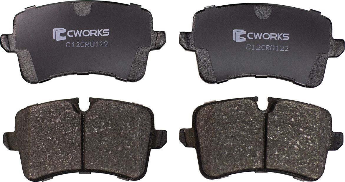 Колодки тормозные задние (Low Metallic) (Cworks). Артикул C12CR0122