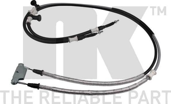 Трос ручника (тросик ручного тормоза) NK правый/левый для Opel Vectra C 2003-2009. Артикул 9036123