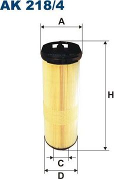 Воздушный фильтр Filtron. Артикул AK 218/4