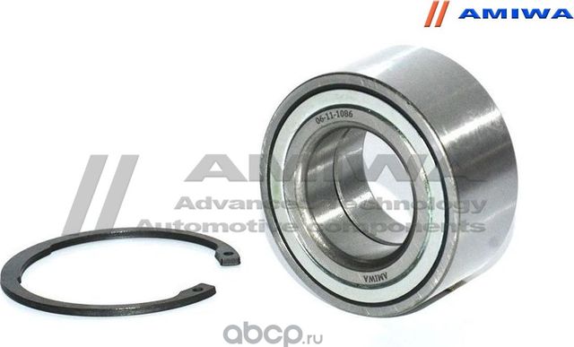 ПОДШИПНИК СТУПИЧНЫЙ ЗАДНИЙ 40X75X37 (Amiwa). Артикул 06111086