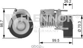 Натяжная планка, поликлиновой ремень (Flennor). Артикул FA20904