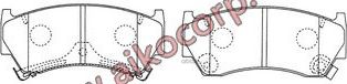 Колодки NISSAN Almera N15 (1995-2000) передние (Aiko). Артикул PF2356