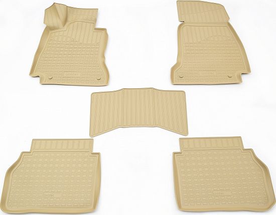 Коврики 3D Норпласт для салона Mercedes-Benz E-класс W213 седан 2016-2026 Бежевые. Артикул NPA11-C56-410Beige