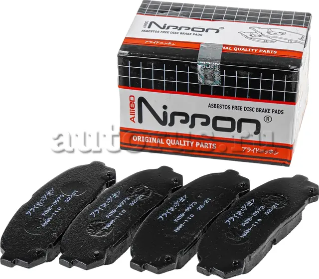 ADB 0973_колодки дисковые задние! Performance/ Toyota Mark II 96-00 (Allied Nippon). Артикул ADB0973