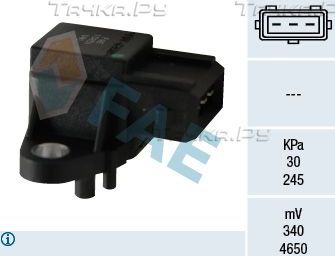 Датчик абсолютного давления (ДАД, MAP) FAE для Volvo 850 1995-1996. Артикул 15051