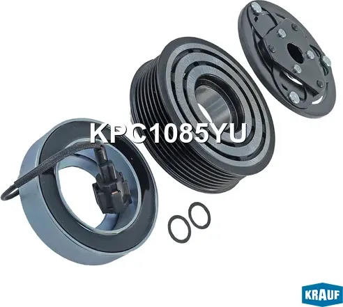 Шкив компрессора кондиционера в сборе Krauf. Артикул KPC1085YU