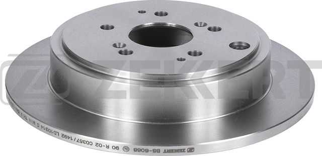 Тормозной диск Zekkert задний для Acura MDX I 2000-2005. Артикул BS-6068