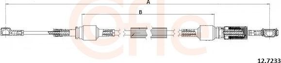 Трос переключения передач КПП Cofle для Fiat Palio I 2002-2004. Артикул 92.12.7233