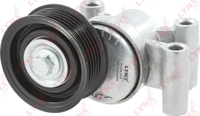 Натяжной ролик (натяжитель) приводного клинового зубчатого ремня LYNXauto. Артикул PT-3196